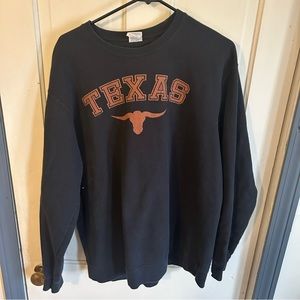 Longhorns crew neck sweatshirt